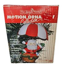 Ornament In Motion Vintage Santa Balloon Enchanted Workshop picture