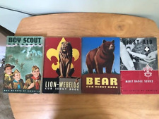 Cub Scout and Boy Scout Lot Books Vintage 1956-1966 Bear, Lion-Webelos, BSA   picture