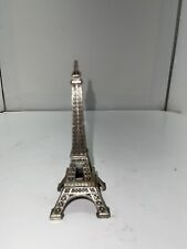 Mini Eiffel Tower Metal Souvenir Building Travel Collectible. vintage picture
