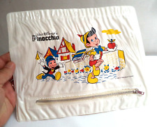 VINTAGE 1974 DISNEY PINOCCHIO ZIPPERED LOOSELEAF CASE FOR BINDER NOS W/AD picture