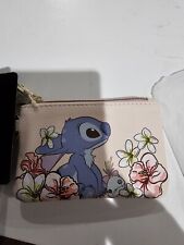 Loungefly Disney Stitch Tropical Flowers Coin purse and ID cardholder-key ring picture