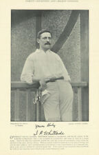 John Parkinson Whiteside. Wicket-keeper. Leicestershire cricketer 1895 print picture