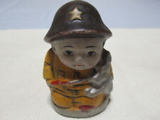 original Wartime soldier doll Piggy bank former japanese army WW2 miitary IJA picture