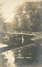 C-1910 Saln Bridge Jackson New Hampshire RPPC real photo postcard 1643 Dole picture