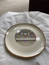 VINTAGE IVA LURE CROOKSVILLE USA THE LAST SUPPER 10”PLATE picture