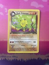 Pokemon Card Dark Primeape Team Rocket 1st Edition Uncommon 43/82 NM Condition picture