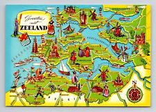 Vintage postcard Greetings From ZEELAND Dutch Netherlands 5.75 X 4 unposted picture