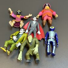 LOT 6 Scooby-Doo WOLFMAN  Skeleton Man DRACULA Action Figures Hanna-Barbers toys picture