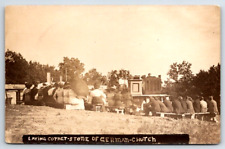 Cahawba Alabama rppc Cahaba ~ Corner stone GERMAN CHURCH 1st capital Ghost town picture