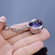 New Keychain Crystal Ball 12 Luminous Constellation Pendant Glow in the Dark picture