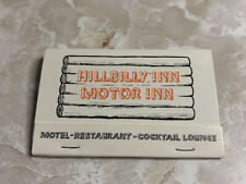 Hillbilly Inn Motor Inn Matchbook (Branson, MO) -Full 40 Strike Book picture