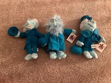 NWT Vintage Disneyland Bean Bags - HITCHHIKING GHOSTS Set of 3 - Haunted Mansion picture