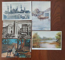 5 vintage postcards lot (early-mid 1900's); Middle East picture