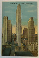 Vintage Postcard Rockefeller Center New York City NYC New York Unposted picture