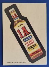 1973 WACKY PACKAGES SERIES 3 WHITE BACK 1.A. SAUCE  @ SET BREAK @ SUPER RARE picture