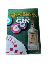 Fleischmann's Extra Dry Gin Playing Cards Premium Deck Vintage 1992 New Sealed picture