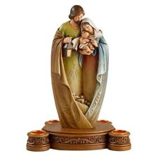 Bethlehem Holy Family Nativity Scene Advent Candle Holder Christmas Decor 9 In picture