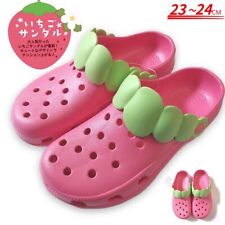 Strawberry Sandals Pink M Size 23-24cm