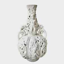 Vintage Italian Porcelain Vase Ardalt Capo-Traforo Capodimonte W/ Cherubs Italy picture