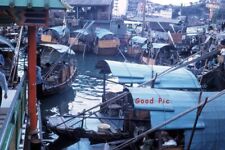 #Z60 Vintage 35mm Slide Photo-  Boats in Orient - 1961 picture