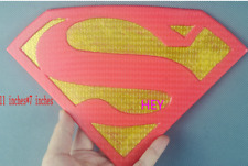 New Cosplay DC Justice League Superman Logo Badge Relief For Clothes Collection picture