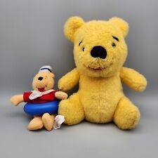 Disney Winnie the Pooh Bear Plush 2 Vintage Stuffed Animal Toy Nautical Sears  picture