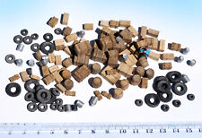 120+ Miniature boxes barrels tyre junk painted HO OO scale diorama model railway picture