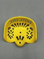 Vintage Miniature Cast Iron Moline Yellow  Tractor Seat picture