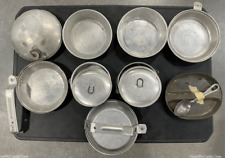 US Military WW2 to Vietnam War Mess Hall Food Cooking Pots plus Rare Tea Pot picture