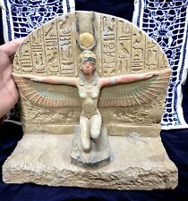 Ancient Egyptian Winged ISIS Rare Antiques Goddess of Love Pharaonic Rare BC picture