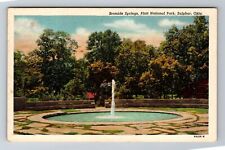 Sulphur OK-Oklahoma, Bromide Springs, Platt National Park, Vintage Postcard picture