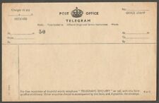 (AOP) GB Post Office Telegram unused 1951 picture