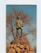 Postcard Minute Man Statue Lexington Massachusetts USA picture