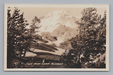 Postcard RPPC Mt Hood From Camp Blossom Oregon Unposted picture