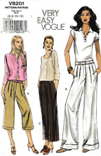 Vogue Pattern V8201 c2006, Misses/Petite Pants, Size 6-12; FF picture