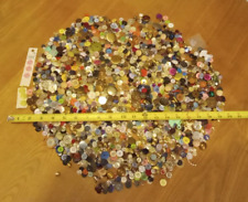 Huge Lot of Over 1500+ Mixed Buttons, All Sizes Shapes & Colors 2 LBS picture