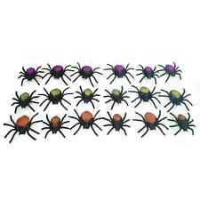 Halloween Decor MINI Sparkly Spiders Party Decorations Crafts 18 Miniature Set picture