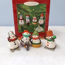 Hallmark Snowmen of Mitford Keepsake Christmas Ornaments, Race Down Main Street picture