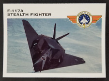 F-117A Stealth Fighter 1992 Wings of Fire Plane Jet Panini Card #81 (NM) picture