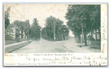 Street Car at Forks in The Road Moorestown New Jersey NJ 1906 UDB Postcard V11 picture