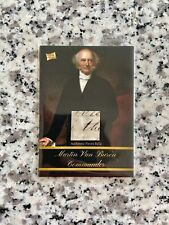 2020 Pieces Of The Past - Martin Van Buren -  Authentic Handwritten Relic picture