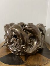 1983 Holland Mold By BJ Taddeo Dancing Porcelain Dolphins. Pod picture