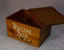 Vintage Wooden Recipe Box picture