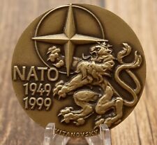 Czech Republic Ministry Of Defense NATO 1949-1999 Stunning Rare Challenge Coin picture