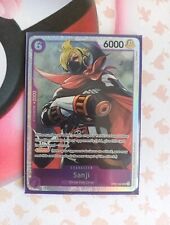 Sanji Super Rare Op07 500 Years in the Future English Near Mint One Piece Card picture