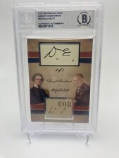 Winfield Scott/Dwight Eisenhower Cut Autograph 1/1 BAS Custom WWII Civil War picture