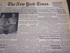 1952 MAY 24 NEW YORK TIMES - DODD AND COLSON DEMOTED BY ARMY - NT 4526 picture