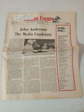 Human Events March 15 1980 John Anderson The Media Candidate picture