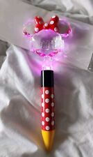 Disney parks Minnie Mouse Light Up Pen Tested Battery Cute Colorful Fun New picture