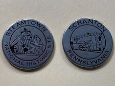 STEAMTOWN NATIONAL PARK Medallion RAILROADS TRAINS LOCOMOTIVE PENNSYLVANIA COAL picture